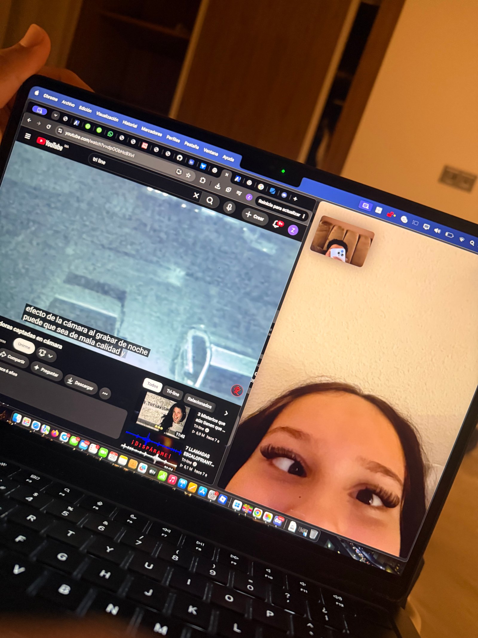 Captura de videollamada 3 con Eva