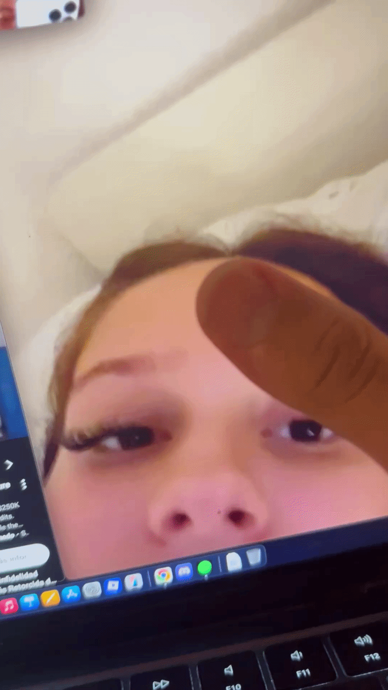 Captura de videollamada 2 con Eva